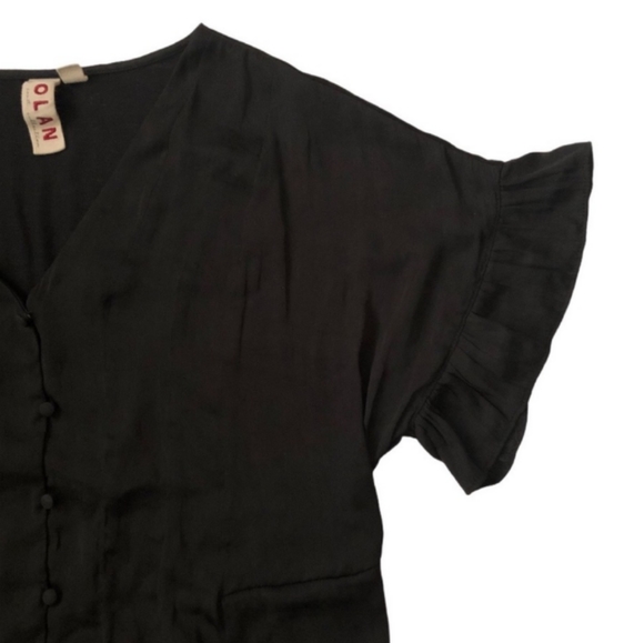 dolan by left coast Mitzi pleated blouse - Picture 7 of 10